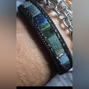 Caroline Hill layered bracelet magnetic clasp